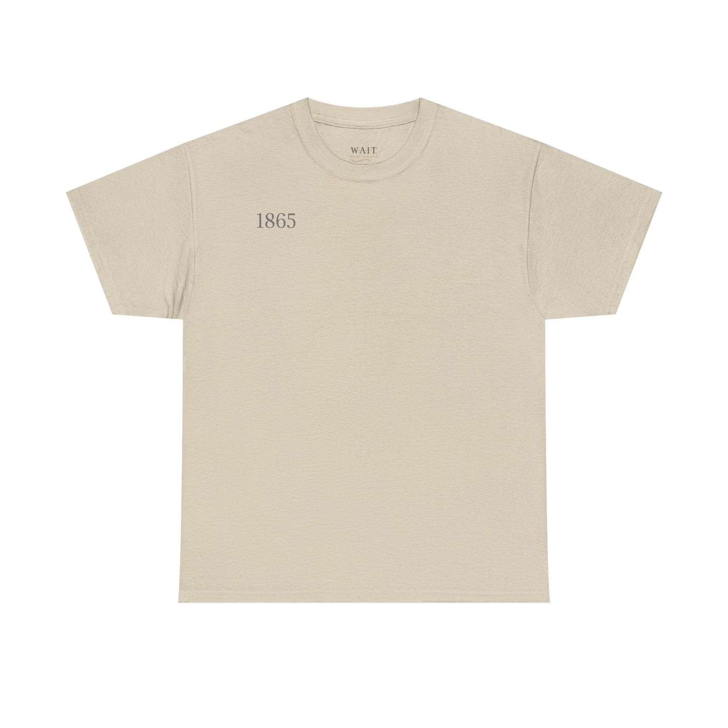 1865 Portrait Graphic Tee — Vintage Silhouette Art T-Shirt