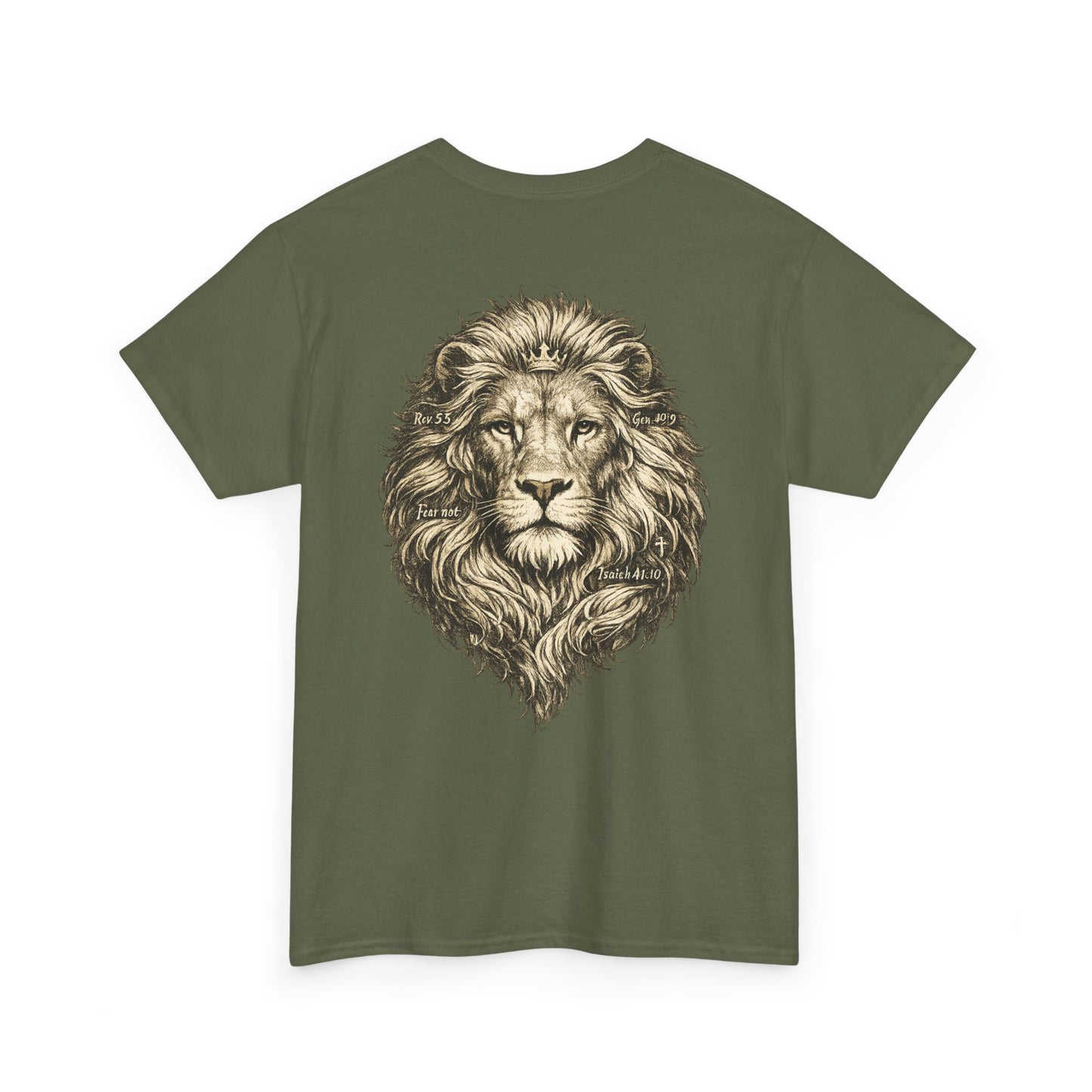 Lion of Judah — Isaiah 41:10 Inspirational Christian T‑Shirt