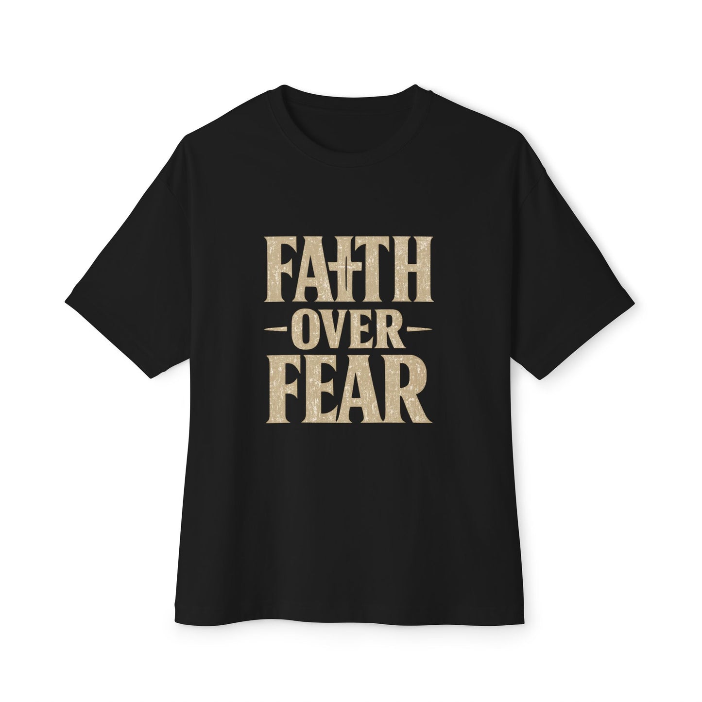 Faith Over Fear T-Shirt — Inspirational Christian Tee