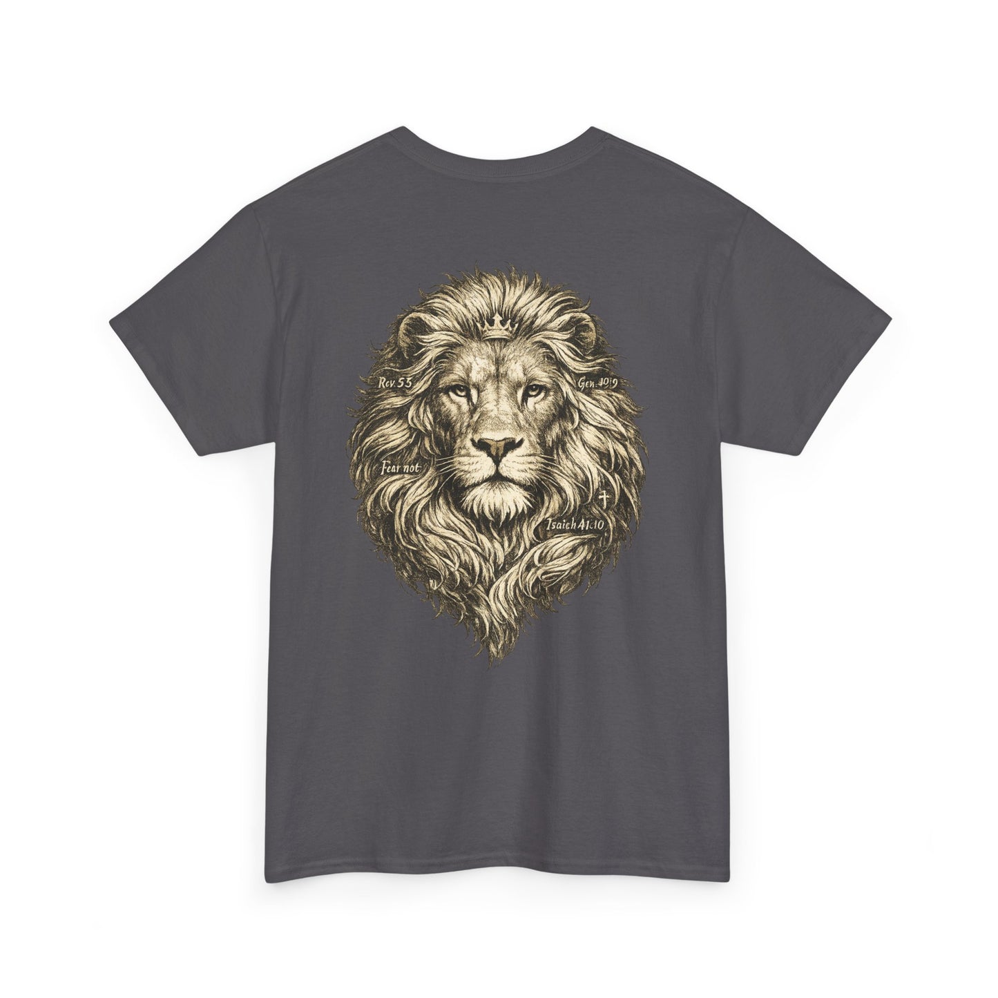 Lion of Judah — Isaiah 41:10 Inspirational Christian T‑Shirt