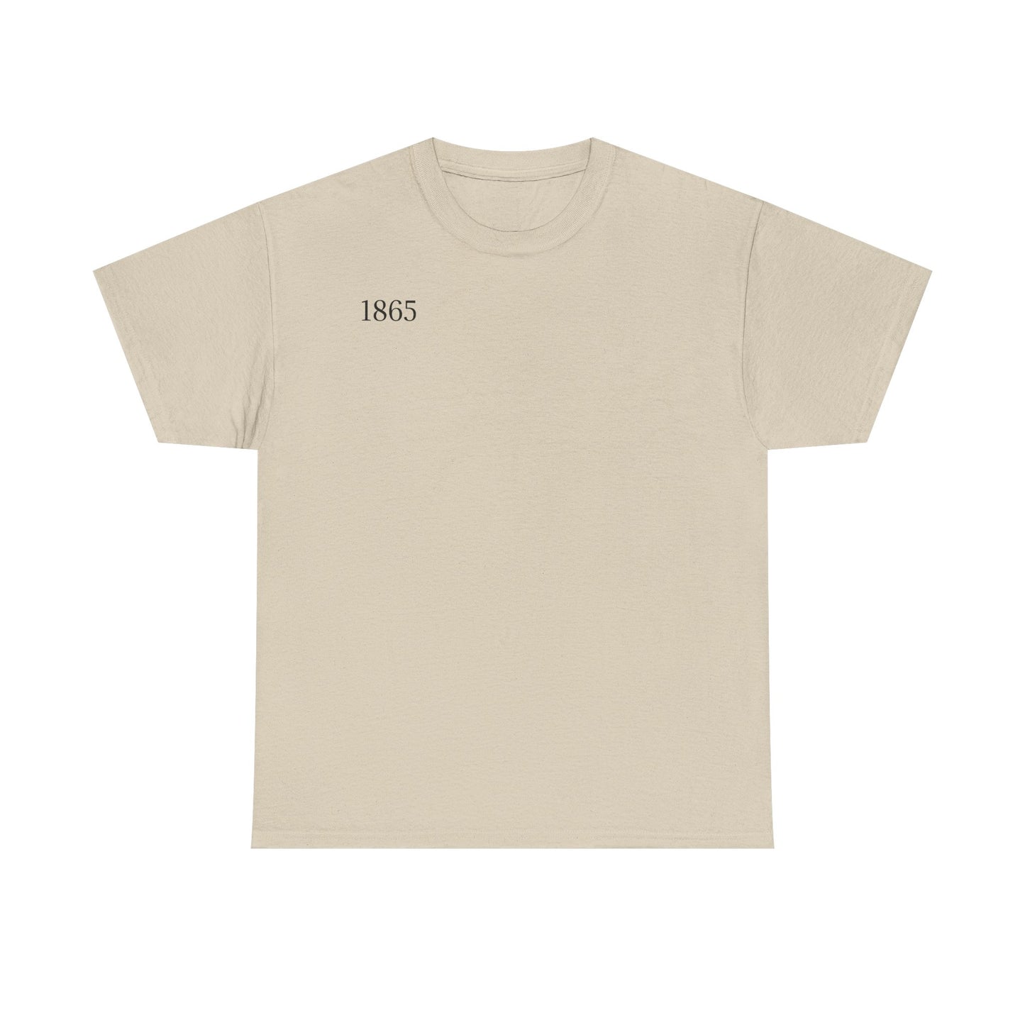1865 Portrait Graphic Tee — Vintage Silhouette Art T-Shirt