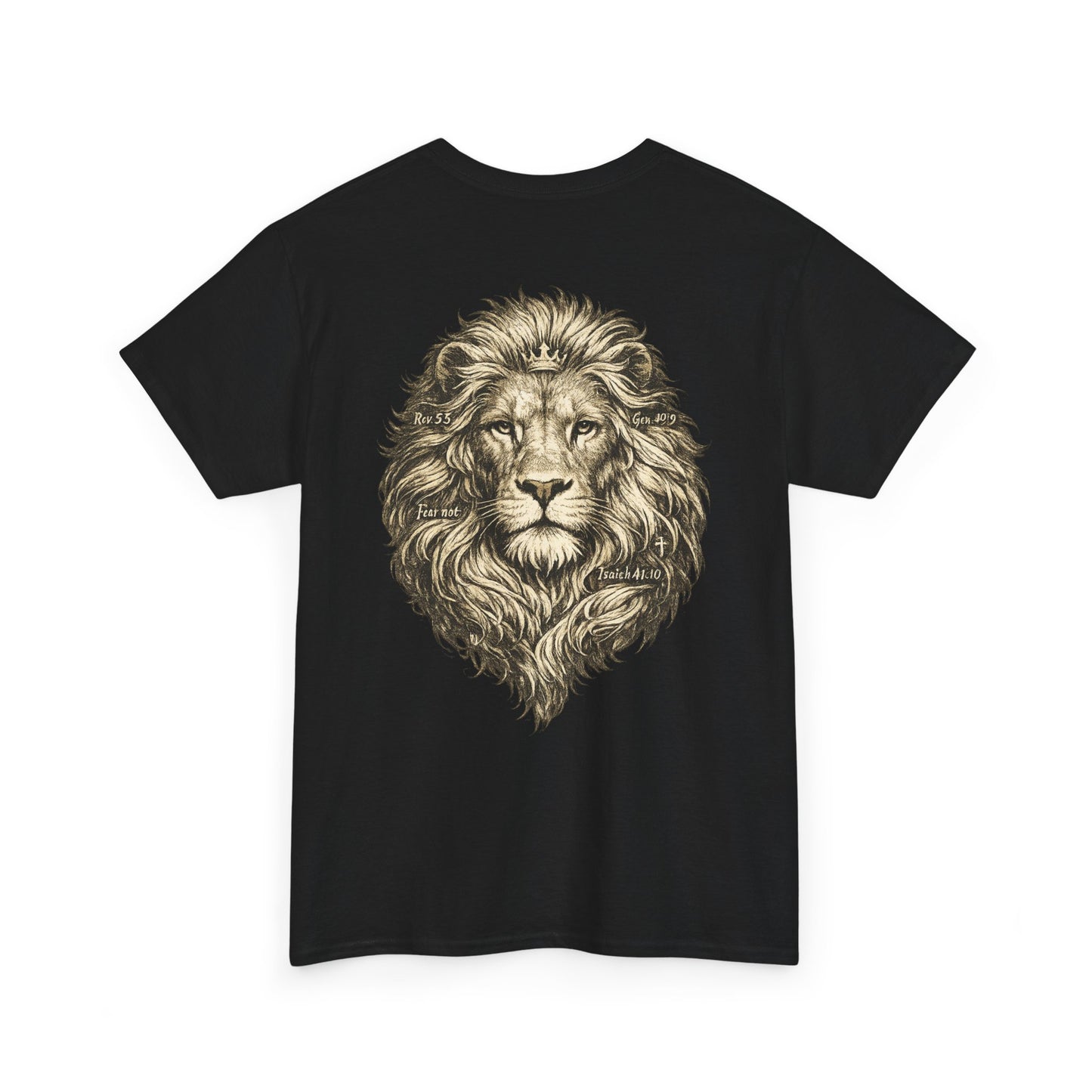 Lion of Judah — Isaiah 41:10 Inspirational Christian T‑Shirt