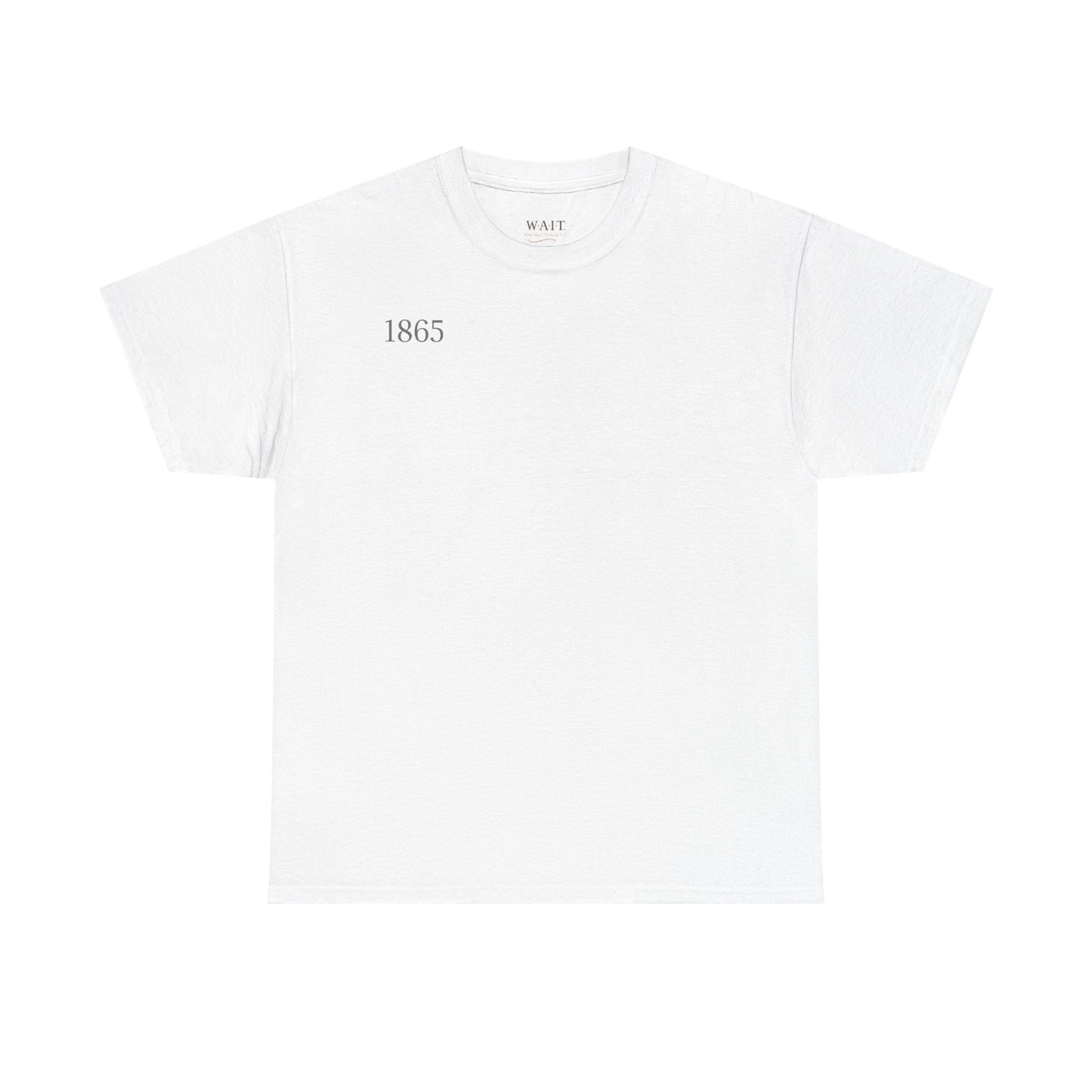 1865 Portrait Graphic Tee — Vintage Silhouette Art T-Shirt
