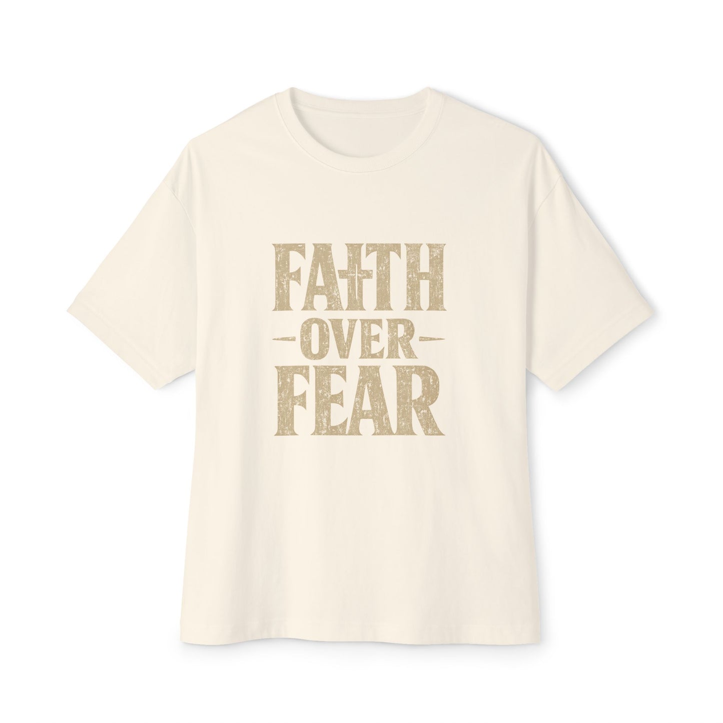 Faith Over Fear T-Shirt — Inspirational Christian Tee