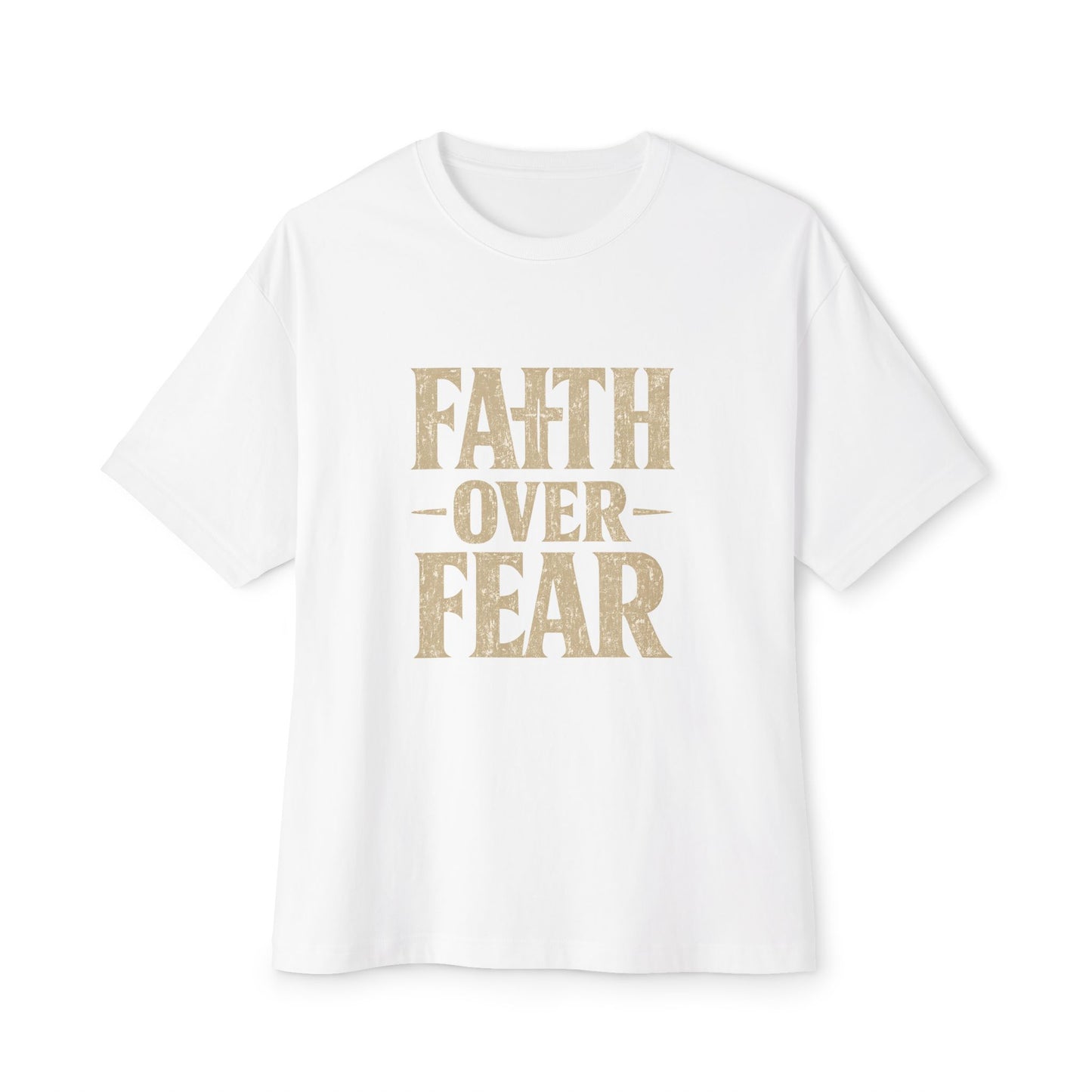 Faith Over Fear T-Shirt — Inspirational Christian Tee