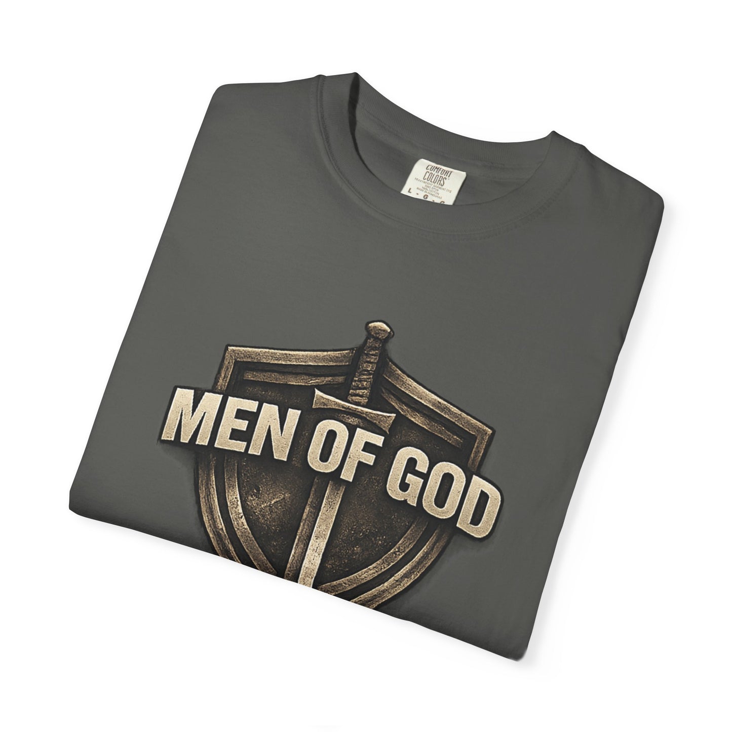Men of Valor Shield T-Shirt — 'Stand' Vintage Military Patch Tee