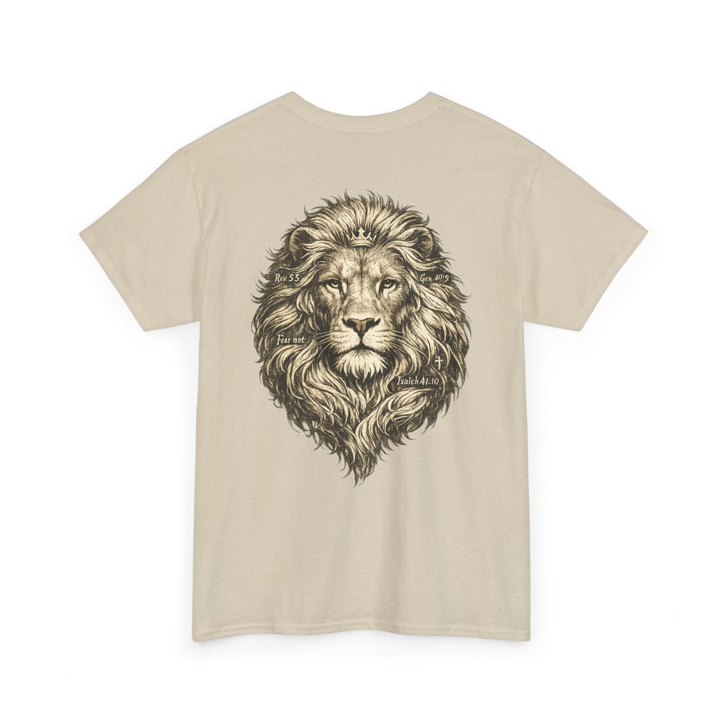 Lion of Judah — Isaiah 41:10 Inspirational Christian T‑Shirt