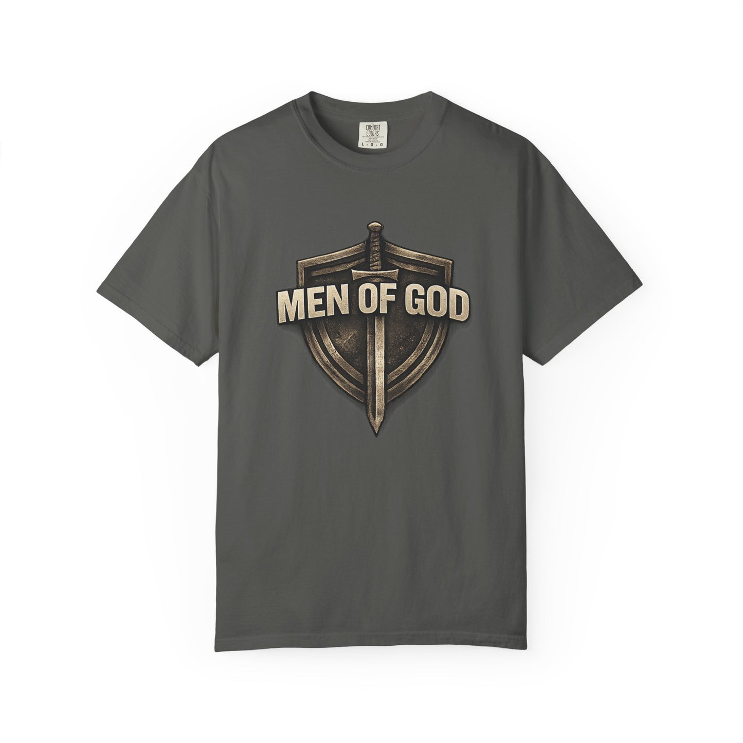 Men of Valor Shield T-Shirt — 'Stand' Vintage Military Patch Tee