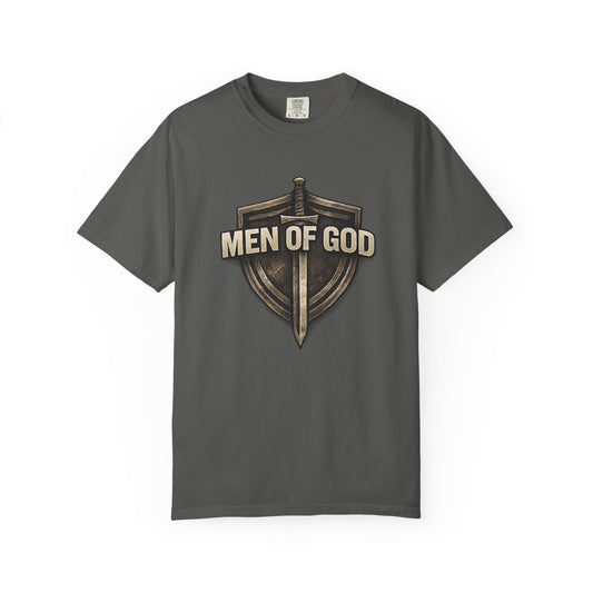 Men of Valor Shield T-Shirt — 'Stand' Vintage Military Patch Tee