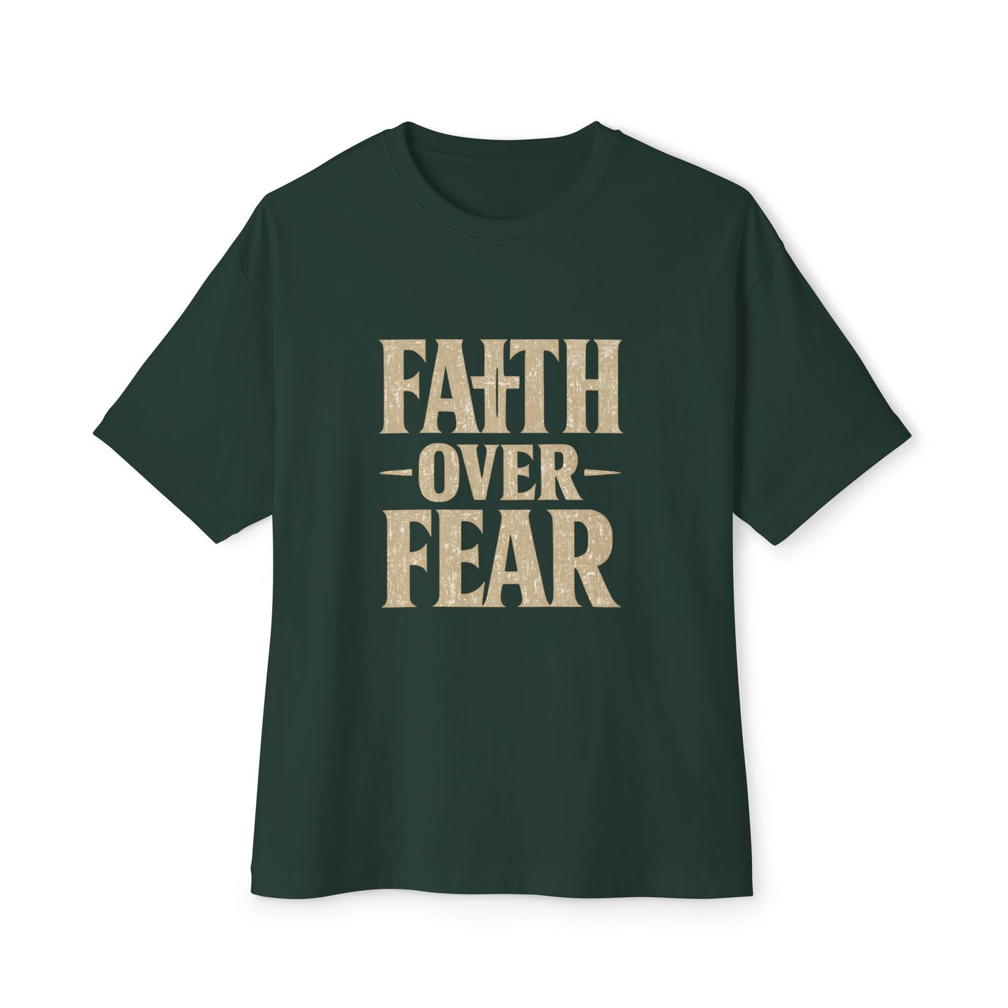 Faith Over Fear T-Shirt — Inspirational Christian Tee